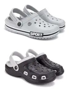 PENNEN Set Of 2 Stylish Clogs