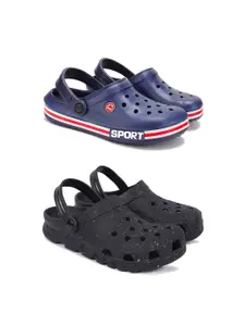 DRACKFOOT Set of 2 Men Printed Clogs