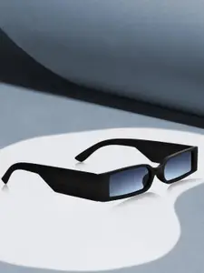 DressBerry Women Rectangle Sunglasses With UV Protected Lens DBSG-23012-03-Black