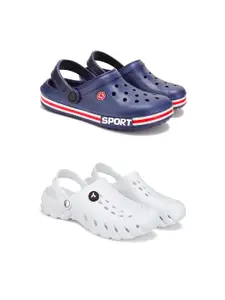 PENNEN Set Of 2 Solid Stylish Clogs