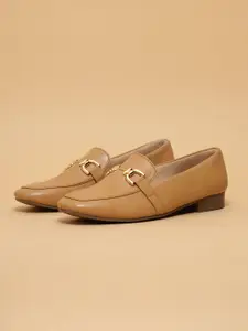 ERIDANI Women Embellished Fashion with Buckles Flats