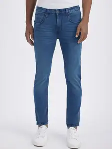 Pepe Jeans Men Slim Fit Low-Rise Light Fade Stretchable Jeans