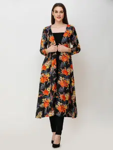 Moda Rapido Women Printed Longline Shrug