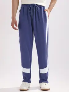 NOBERO Men Colorblock Regular Fit Joggers