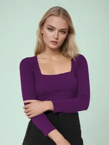 Dream Beauty Fashion Shakira Women Ribbed Fitted Top