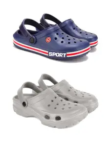 PENNEN Men Set Of 2 Stylish Clogs