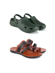 DRACKFOOT Men Canvas Comfort Sandals