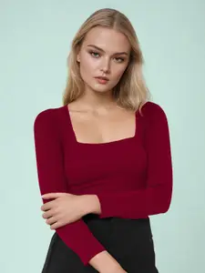 Dream Beauty Fashion Women Square Neck Top