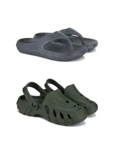 DRACKFOOT Men Clogs & Thongs Flip-Flops