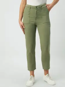 Kraus Jeans Women Straight Fit High-Rise Jeans