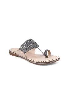 Padchin Women Embellished Ethnic One Toe Flats