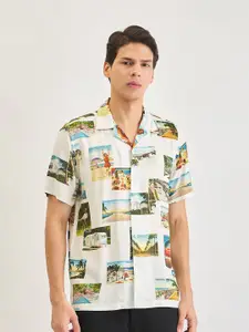 LINDBERGH Men Printed Casual Shirt