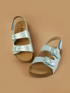 Fame Forever by Lifestyle Girls Open Toe Backstrap Flats