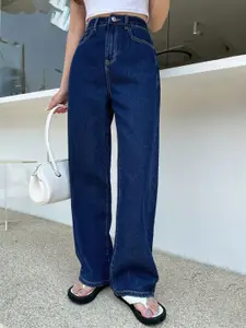 DressBerry Women Comfort Straight Fit Mid-Rise Stretchable Jeans