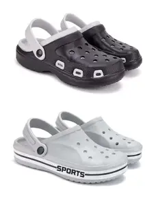 PENNEN Men Set Of 2 Stylish Clogs