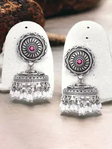 OOMPH Floral Jhumkas Earrings