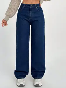 DressBerry Women Comfort Straight Fit Mid-Rise Stretchable Denim Jeans