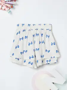 max Girls Graphic Printed Shorts
