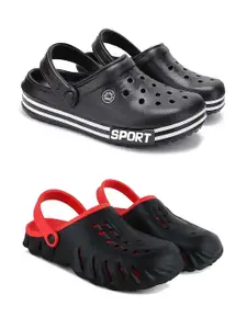 DRACKFOOT Set of 2 Canvas Clogs