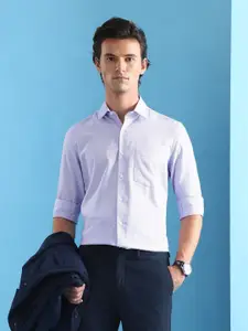 Arrow Men Classic Fit Textured Spread Collar Cotton Formal Shirt