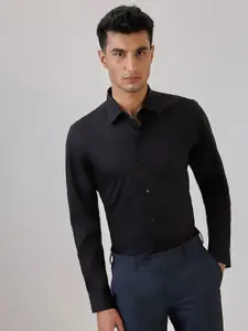 Raymond Contemporary-Fit Checks Pure Cotton Formal Shirt