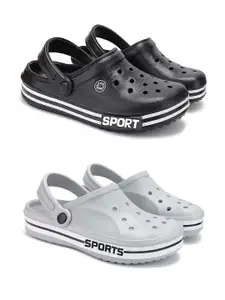 PENNEN Men Pack Of 2 Stylish Clogs