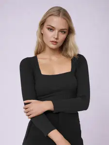 Dream Beauty Fashion Shakira Ribbed Fitted Top