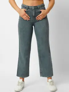 Kraus Jeans Women Straight Fit High-Rise Jeans