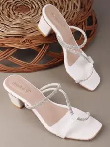 DressBerry Women Open Toe Block Heel Sandals