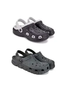 DRACKFOOT Set of 2 Clogs Flip Flops