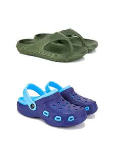 DRACKFOOT Men Pack Of 2 Flip Flops