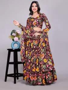Kinjo Printed Ready to Wear Lehenga & Blouse With Dupatta
