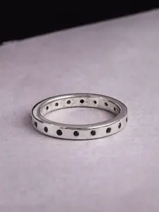 GIVA 925 Silver Orae Ring For Him Fixed Size Indian -17