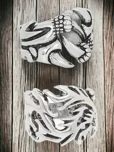 OOMPH Men Set Of 2 Claws Designed Finger Ring