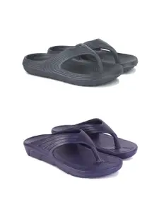 DRACKFOOT Pack Of 2 Men Flip Flops