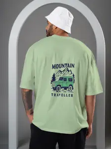 Moda Rapido Men Printed Graphic Oversize Cotton T-shirt