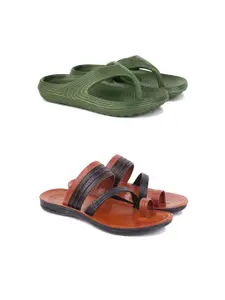 DRACKFOOT Men Canvas Comfort Sandals