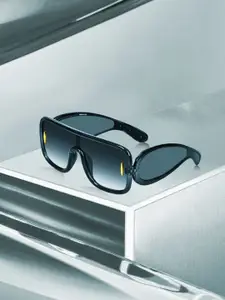 DressBerry Women Plastic UV Protected Lens Oversized Sunglasses