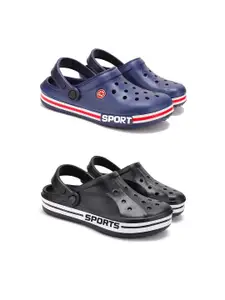 DRACKFOOT Men Set Of 2 Stylish Clogs