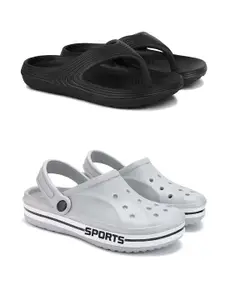 PENNEN Men  Solid Synthetic  Flip-Flops & Clogs