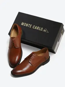 Monte Carlo Men Genuine Leather Formal Derbys