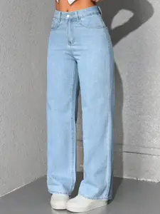 DressBerry Women Comfort Straight Fit Mid-Rise Jeans