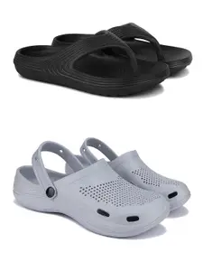 DRACKFOOT Men Set Of 2 Flip-Flops