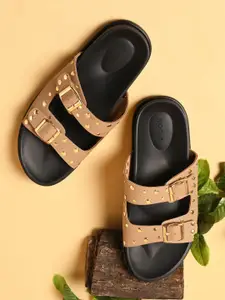 Rocia By Regal Beige Women Open Toe Flats