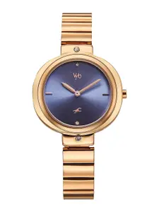 Fastrack Women Embellished Dial & Bracelet Style Straps Analogue Watch