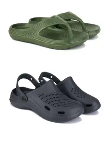 DRACKFOOT Men Set Of 2 Flip-Flops