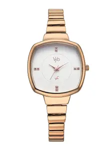 Fastrack Women Dial & Bracelet Style Straps Analogue Watch FV60081WM01