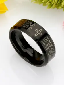 OOMPH Men Cross Tough Finger Ring