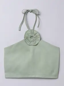 taffykids Girls Halter Neck Crop Top