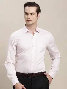 Turtle Classic Checked Pure Cotton Slim Fit Formal Shirt